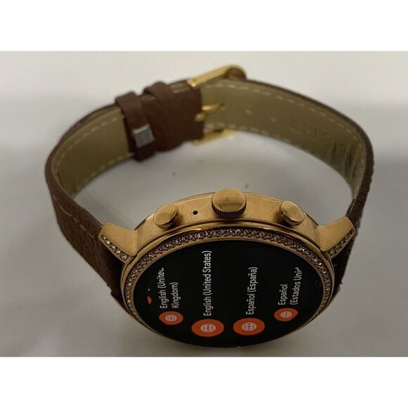 Fossil Gen 4 Authentic Digital Dial Smart Watch Custom Band FTW6021 ZA750 - Picture 8 of 12